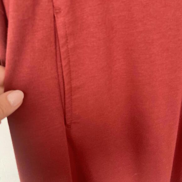 Max Studio Women's Bishop Knit Dress Size Medium Rust Red/Orange - Picture 5 of 6